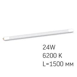 LED-лампа Videx T8 24W 1.5M 6200K матова (23530-000) - мініатюра 2