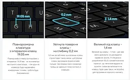 Топкейс ноутбука / верхня панель та клавіатура для ноутбука Asus Vivobook 16 (M1605) M1605YA (90NB10R1-R30UA0) Оригінал від Asus, Верхня панель клавіатури - мініатюра 3