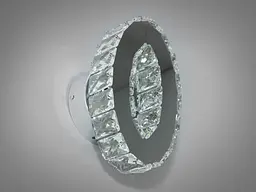 Світильник настінний LED Diasha 9604HR, 6W, хром, 23.5 см, сучасний стиль - мініатюра 4