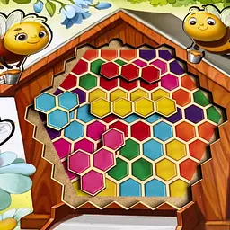 Дерев'яний пазл-вкладиш "Веселі бджілки" Ubumblebees (ПСД165) PSD165 сортер-тетріс - мініатюра 2