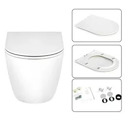 Набір Qtap Nest 4 в 1 підвісний унітаз Scorpio Ultra Quiet 520x365x365 + комплект інсталяції QT1433053EUQW45164 - мініатюра 7
