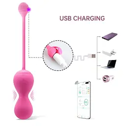 Вагінальні кульки Magic Motion Kegel v2, 8.4 см, рожевий - мініатюра 9