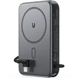 Портативний ЗП Power Bank Acefast M24 22.5W з Бездротовий зарядний пристрій 10000 mAh Metal gray