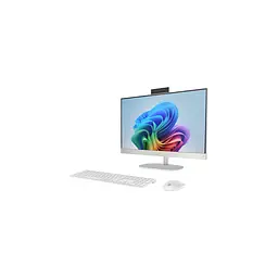 Комп'ютер персональний моноблок HP (Hewlett-Packard) All-in-One 27 FHD IPS AG, AMD R7-350 AI, 32GB, F2TB, UMA, WiFi, кл+м, Win11, білий - мініатюра 4