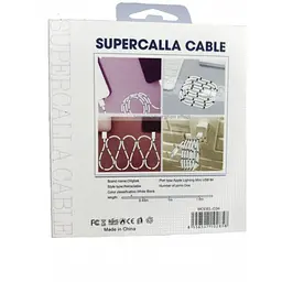 Кабель SuperCalla MicroUSB на магнітах White (vol-774) - мініатюра 2