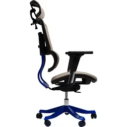 Геймерське крісло GT Racer X-626 Gray/Blue [122619] - мініатюра 3