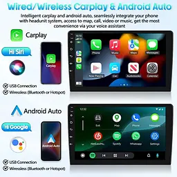 Автомобільна стереосистема 4G+64G CarPlay Android 14 для Peugeot Expert для Citroen Jumpy 3 2016-2023 9 дюймів з Wireless Carplay - мініатюра 7