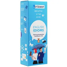 Настільна гра English Student Картки для вивчення англійської мови English Student Idioms (укр.) (591225923)
