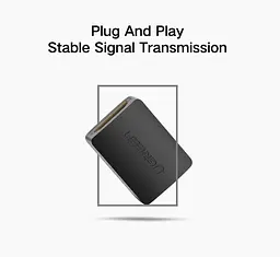 Адаптер Ugreen HDMI Female to Female Adapter for Extension Black (20107) - мініатюра 3