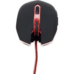 Оптична ігрова мишка Gembird MUSG-001-R, USB інтерфейс, червоний колір - мініатюра 3