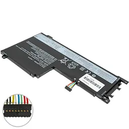 Акумулятор Lenovo L19C3PF5 (IdeaPad 5 15IIL05, 5 15ARE05) 11.52V 4990 mAh 57Wh Black (5B10W86947) - мініатюра 2