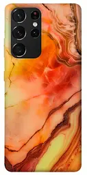 Чохол Demsky Червоний корал мармур для Samsung Galaxy S21 Ultra
