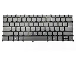 Клавіатура для Lenovo Yoga Slim 7-14ARE05 7-14IIL05 7-14ITL05 (RU Black з Blue підсвічуванням) - мініатюра 3