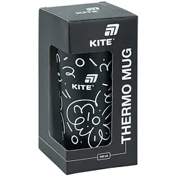 Термокружка Kite чорна 550 мл (K25-1226-1) - мініатюра 5