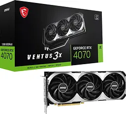 Відеокарта MSI RTX 4070 12Gb VENTUS 3X OC (RTX 4070 VENTUS 3X 12G OC) (GDDR6X, 192 bit, PCI-E v4.0 x16) FR - мініатюра 7