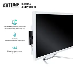 Моноблок Artline Business F23 21.5 FHD IPS, Intel N95, 16 GB, 480 SSD, Intel Graphics, DOS, White (F23v18w) - мініатюра 7