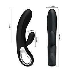 Вібратор Pretty Love Elmer Vibrator Black - мініатюра 7