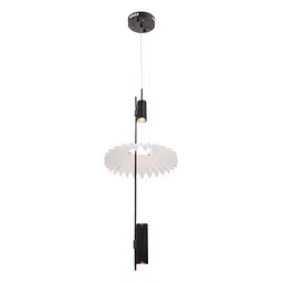 Люстра підвісна Brille в спальню LED 21W WW+NW+CW WH BK (BR-01 665S/3) - мініатюра 8