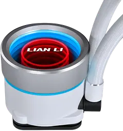 Водяне охолодження Lian Li Galahad II Trinity 360 SL-Inf ARGB White (G89.GA2T36INW.00) - мініатюра 2