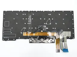 Клавіатура для Lenovo ThinkPad E480, E485, L480, L380, T490, E490, E495, L490, T495, yoga L390 (T480S. 01YP360, 01YP520) (UA Black з підсвічуванням). - мініатюра 2