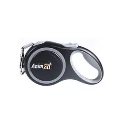 Повідець-рулетка AnimAll для собак вагою до 15 кг 3 м сірий