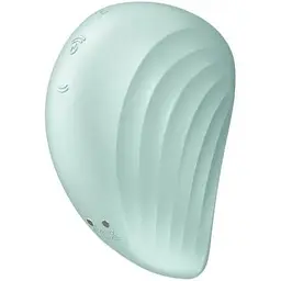 Вакуумний кліторальний стимулятор із вібрацією Satisfyer Pearl Diver Mint - мініатюра 3