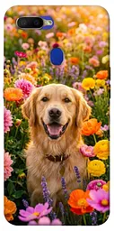 TPU чохол Demsky Flowery labrador для Oppo A5s / Oppo A12