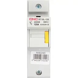 Тримач запобіжника CNC 1P, 690V, 125A, DIN2
