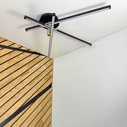 Світильник LED RIXOS 60W 4000K IP20 поворотний пісочно-чорний + золото Violux ( 200170 ) - мініатюра 2