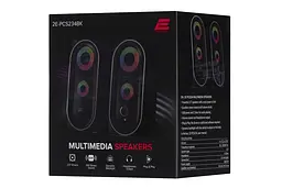 Акустична система 2E PCS234 RGB Чорний (2E-PCS234BK) - мініатюра 3