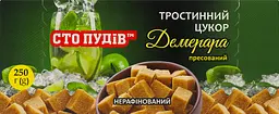 Цукор тростинний Сто пудів Демерара, пресований, 250 г (933089) - мініатюра 4