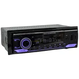 Автомагнітола 1Din Carwales JSD-775 Bluetooth автомобільна магнітола з підсвічуванням RGB Чорний