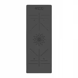 Килимок (мат) спортивний 4FIZJO PU 183 x 68 x 0.4 см для йоги та фітнесу 4FJ0587 Black (P-5907739319531) - мініатюра 12