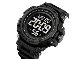Наручний годинник чоловічий 2422BK Black Skmei acs0029933 - мініатюра 4
