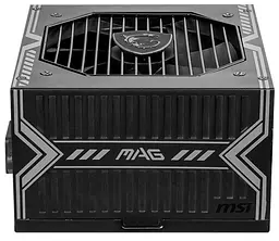 Блок живлення MSI 750 Вт MAG A750BN PCIE5, Black, 80+ Bronze, Active PFC, 12 см, 2xMolex / 5xSATA / 1x16-pin / 2x6+2-pin / 2x4+4-pin / 1x20+4-pin, захист OCP/OVP/OPP/OTP/SCP/UVP - мініатюра 4