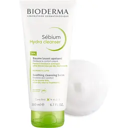 Бальзам для обличчя Bioderma Sebium Hydra заспокійливий очищувальний 200 мл - мініатюра 2