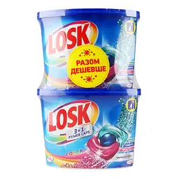 Капсули для прання Losk 3 в 1 Color, 36 шт. - мініатюра 2