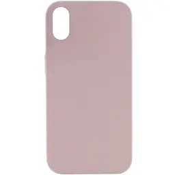 Чохол Silk Full Protective (AA) NO LOGO для Apple iPhone X / XS (5.8") Сірий / Lavender