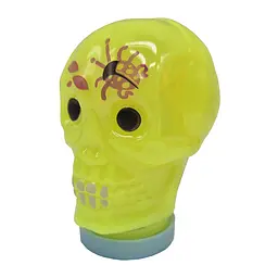 Дитячий антистрес-слайм Череп Skull Lovin 80174, 100 мл Жовтий