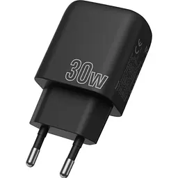 Мережевий зарядний пристрій Proove Silicone Power Plus 30W Type-C + USB Black [WCSP3011001] [130279] - мініатюра 3