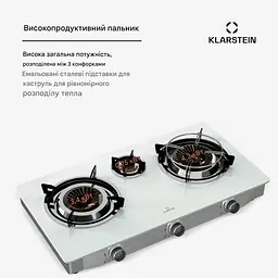 Варильна поверхня газова Klarstein Barzona 3 (10046300) - мініатюра 6