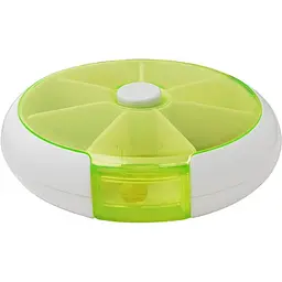 Органайзер для таблеток МВМ My Home PC-05, 7 днів 9 см зелений (PC-05 GREEN)