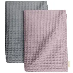 Набір рушників Cosas Cube Fuchsia & Cube Grey 2 шт. (SetTowel_95-SqFuchsia_130-SqGrey)
