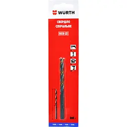 Свердло спіральне по металу Wurth Red Line HSS DIN338, 10 мм (06247100901)