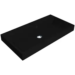 Умивальник Miraggio Varna 800 mirastone black 0000452, Чорний матовий