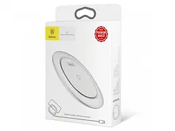 Бездротовий зарядний пристрій Baseus UFO Desktop Wireless Charger WXFD-02 White - мініатюра 3
