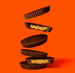 Шоколадні цукерки Reese's Thins Dark Chocolate Peanut Butter Cups 341г - мініатюра 4