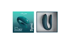 Смарт-вібратор для пар We-Vibe Sync 2 Green Velvet, 10 віброрежимів, пульт ДК - мініатюра 7