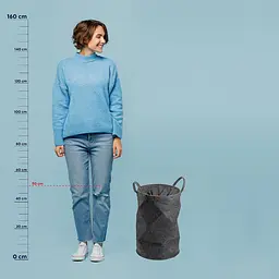 Кошик для білизни Kela Fay темно-сірий 50х33 см (24491) - мініатюра 4
