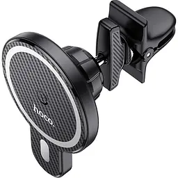 Холдер Hoco CA85 Black (Wireless Charger) - мініатюра 3
